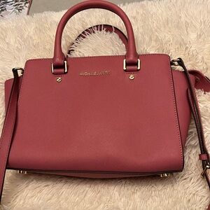 Michael Kors Fuchsia Satchel Bag